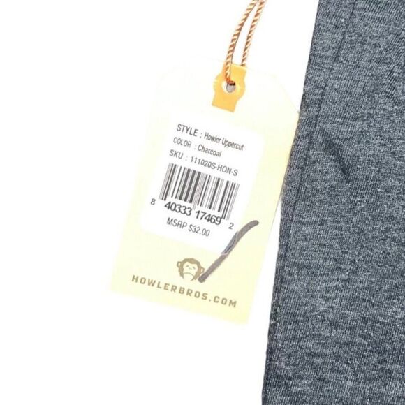 Howler Bros Uppercut Pocket Charcoal Grey Discontinued Print Men's Small (S) - Picture 6 of 8